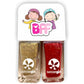 Suncoat BFF DUO Holiday Edition Kids Water-Based Peel-Off Nail Polish, 2 x 5ml, SunKissed or EverGreen - SunKissed