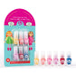 Suncoat 6 Mini Nail Polish Starter Kit, 6 x 2ml Water-Based Peel-Off Kids Nail Polish, Stocking Stuffer