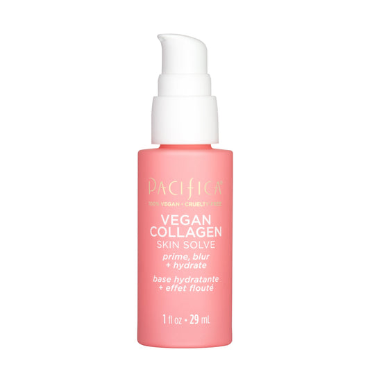 Pacifica Vegan Collagen Skin Solve Primer, Silicone-Free Hydrating 3-in-1 Face Primer with Hyaluronic Acid, 29ml