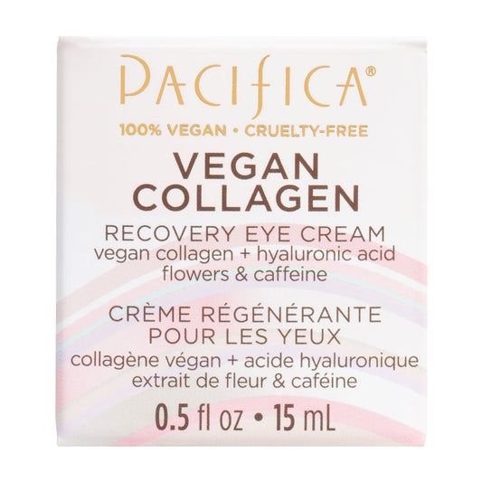 Pacifica Vegan Collagen Recovery Eye Cream with Caffeine and Hyaluronic Acid, 15ml
