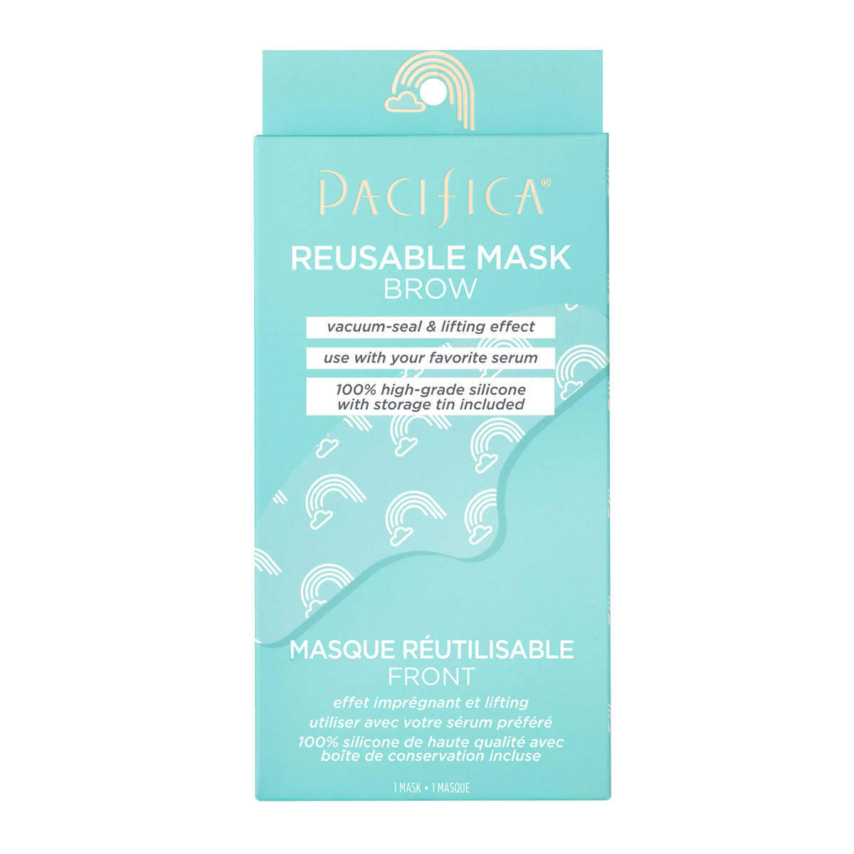 Pacifica Reusable Silicone Masks, Brow Mask or Undereye Masks, Use with Your Favourite Serum - Brow Mask (1)