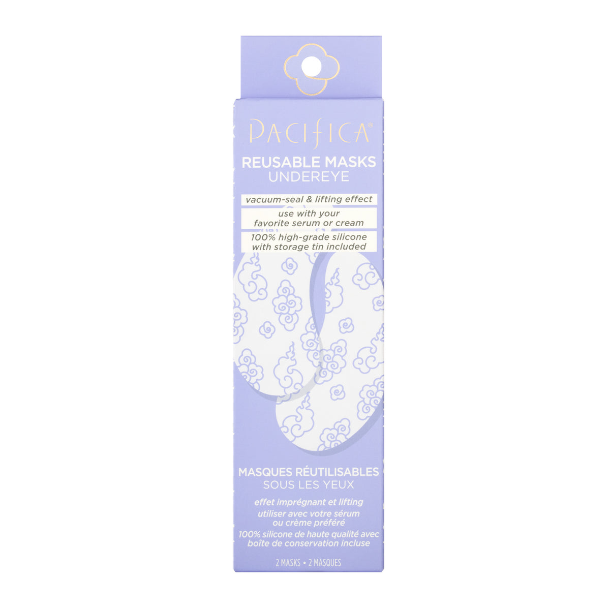 Pacifica Reusable Silicone Masks, Brow Mask or Undereye Masks, Use with Your Favourite Serum - Undereye Masks (2)