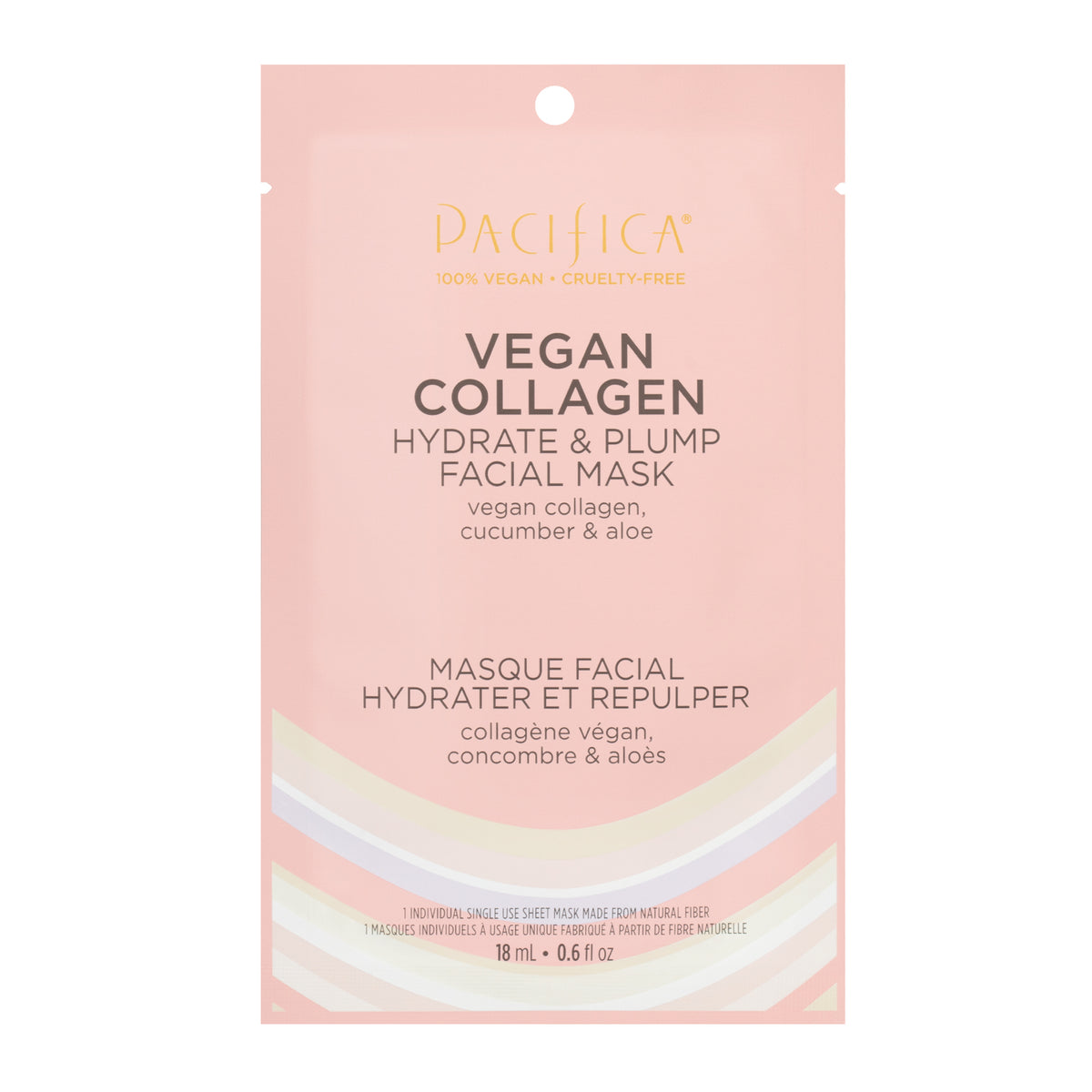 Pacifica Sheet Masks, Glow Baby Brightening, Vegan Collagen Hydrate, Super Green, Stress Rehab or Eye Bright Undereye - Vegan Collagen Hydrate