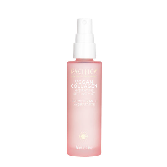Pacifica Vegan Collagen Hydrate Setting Mist with Vitamin C, Jasmine and White Tea, Dewy Finish, 50ml