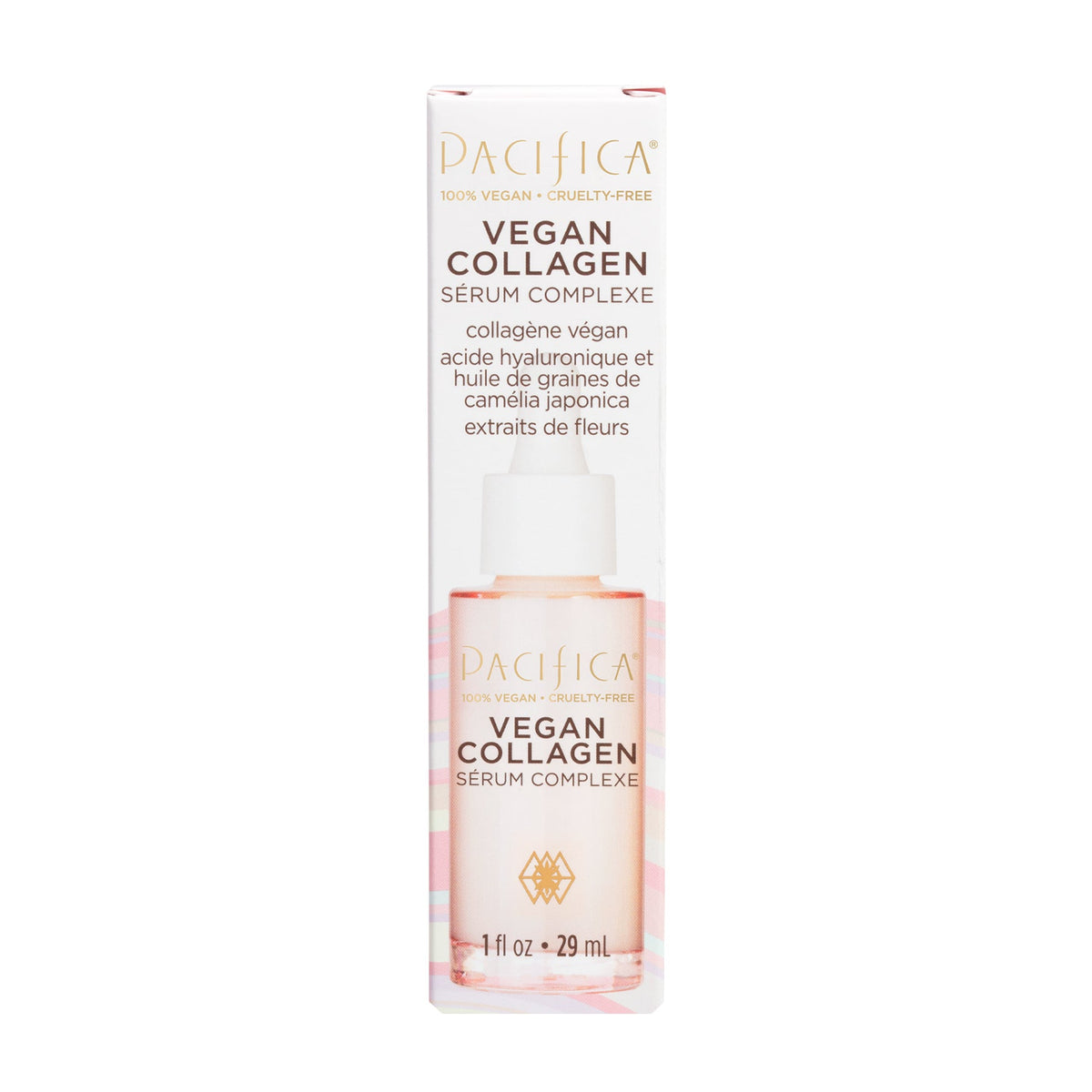 Pacifica Vegan Collagen Complex Serum with Hyaluronic Acid and Squalane, Hydrating Face Serum, 29ml
