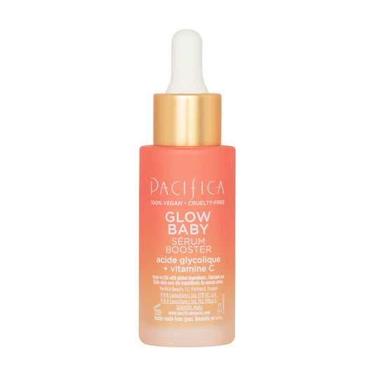 Pacifica Glow Baby Booster Serum with Vitamin C and Glycolic Acid, Brightening Face Serum, 29ml