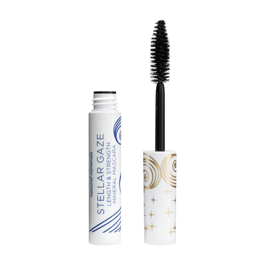 Pacifica Stellar Gaze Length and Strength Mineral Mascara with Coconut and Vitamin B, Super Nova Black, 6.8g