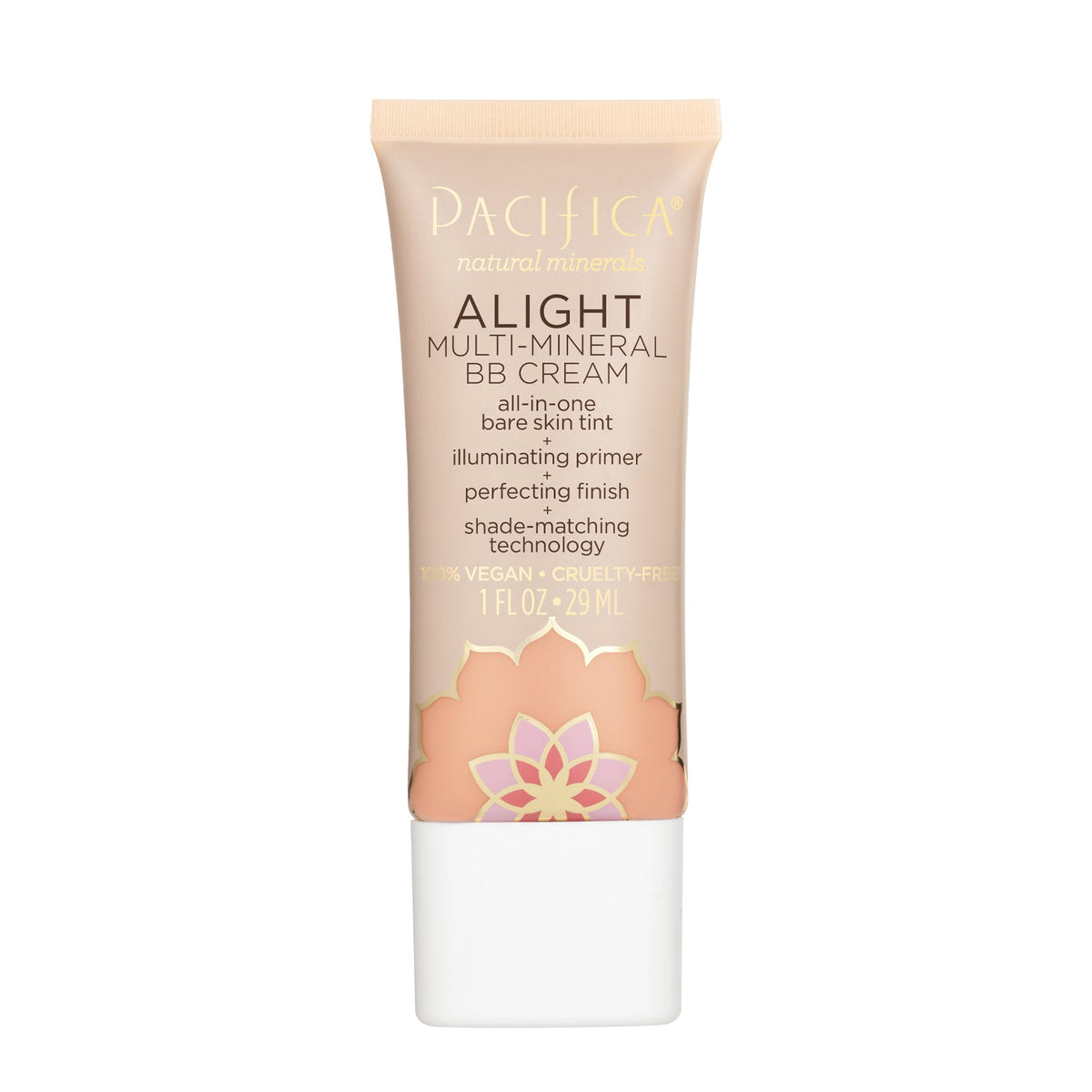 Pacifica Alight Multi-Mineral BB Cream, Sheer Tinted Moisturizer with Hyaluronic Acid, Light, Medium or Dark, 29ml - Shade 6 (Medium)