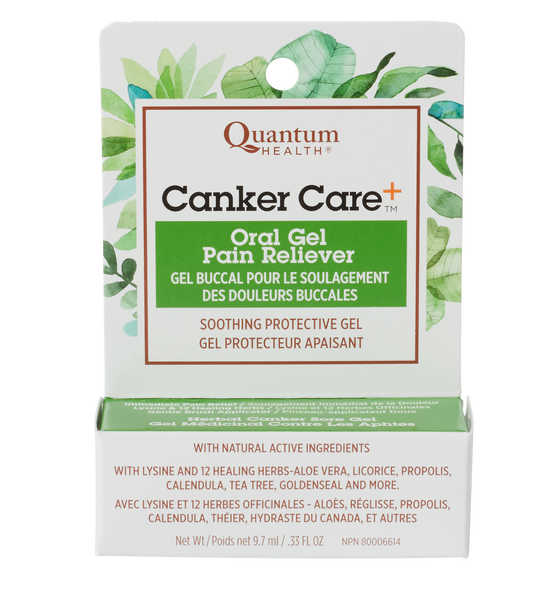 10ml | Quantum Health Canker Care+ Oral Gel Pain Reliever 10ml