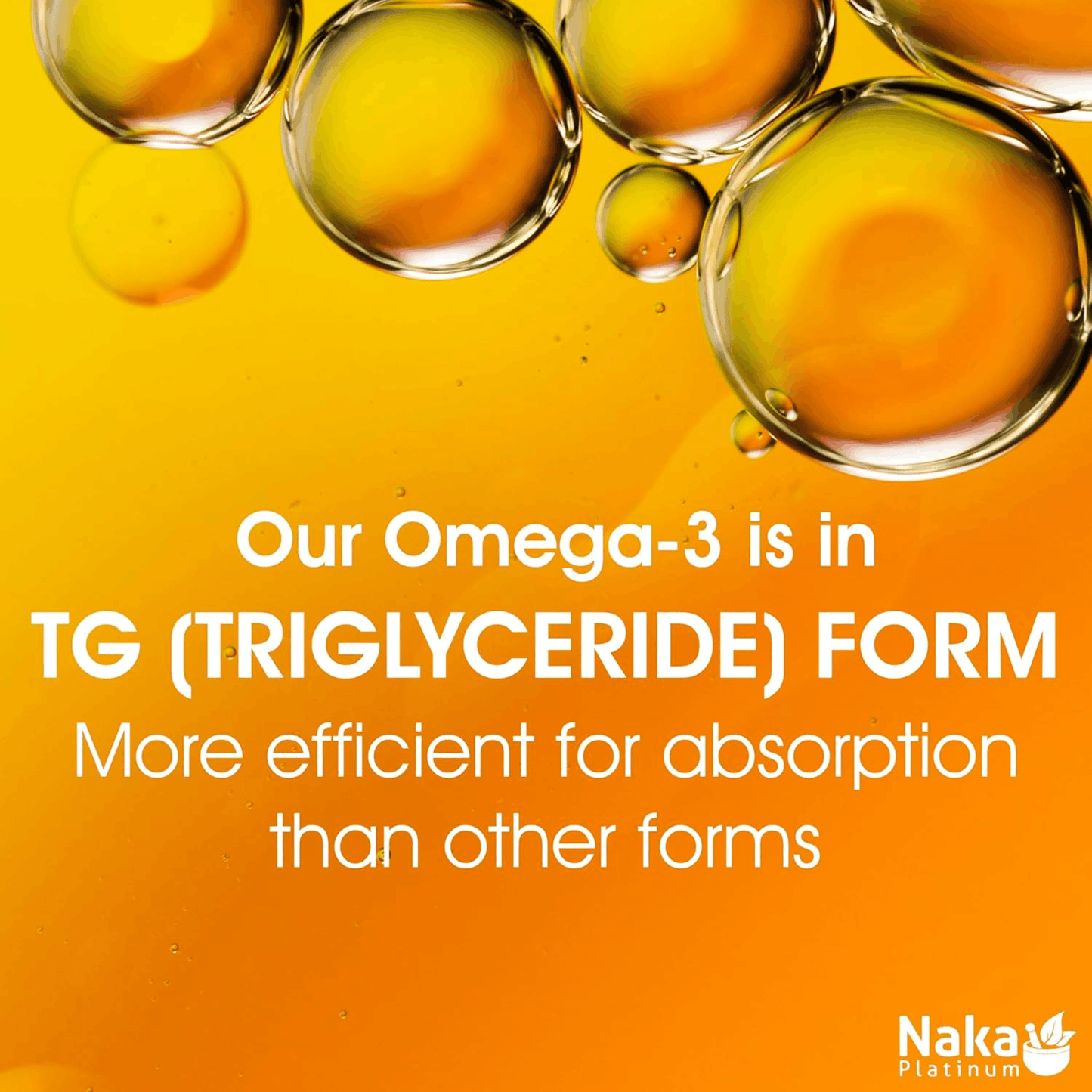 500ml Natural Lemon Flavour | Naka Platinum Pro Omega-3 Liquid Triglyceride Form