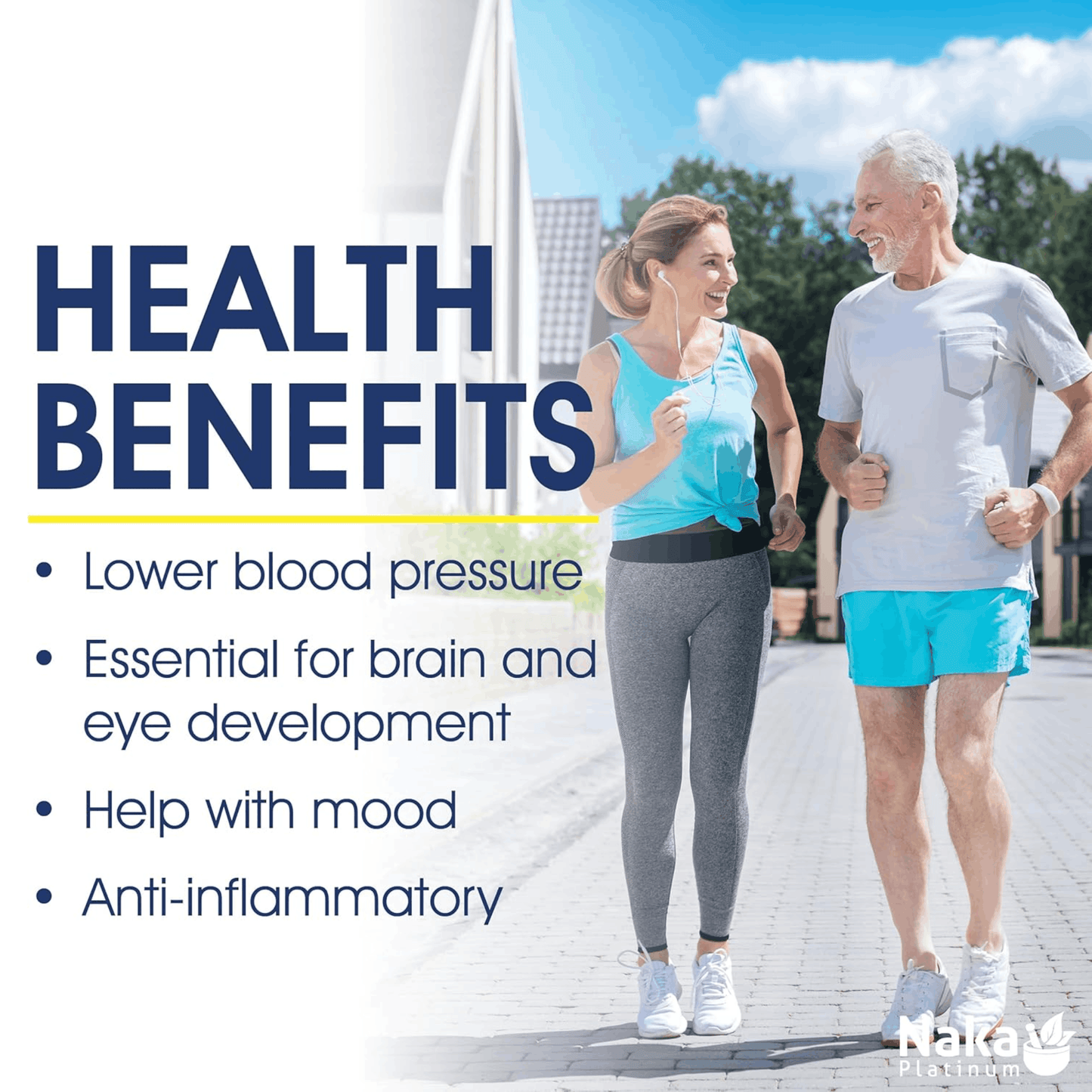 500ml Natural Lemon Flavour | Naka Platinum Pro Omega-3 Liquid Health Benefits info