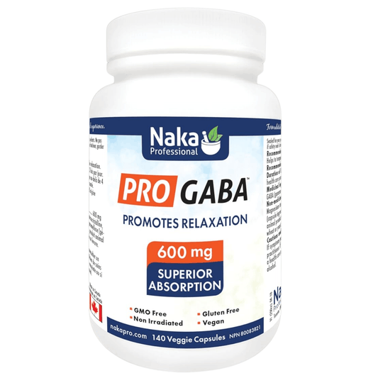 140 Vegetable Capsules | Naka Platinum PRO GABA