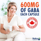 140 Vegetable Capsules | Naka Platinum PRO GABA 600mg in each capsule