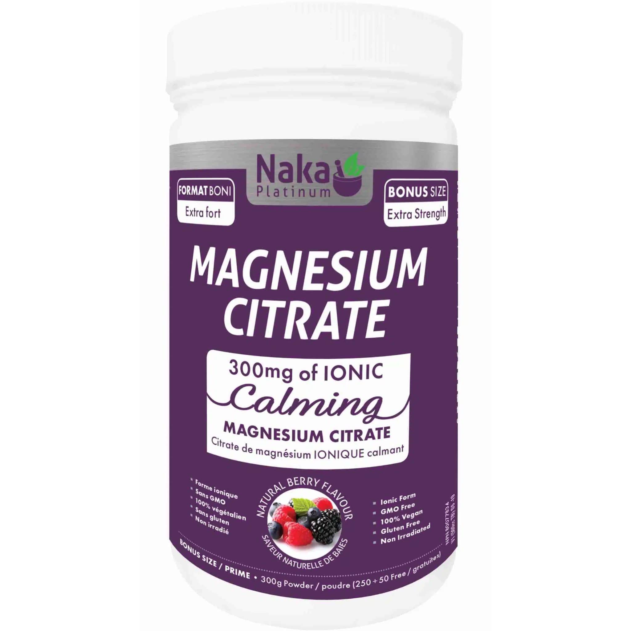 Naka Magnesium Citrate Berry β 300 g