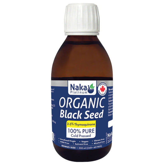 300ml | Naka Platinum Organic Black Seed Oil bottle