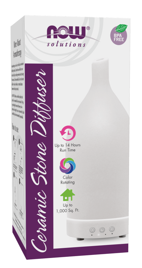 NOW Ceramic Stone Diffuser White, CLEARANCE 50% Off Final Sale