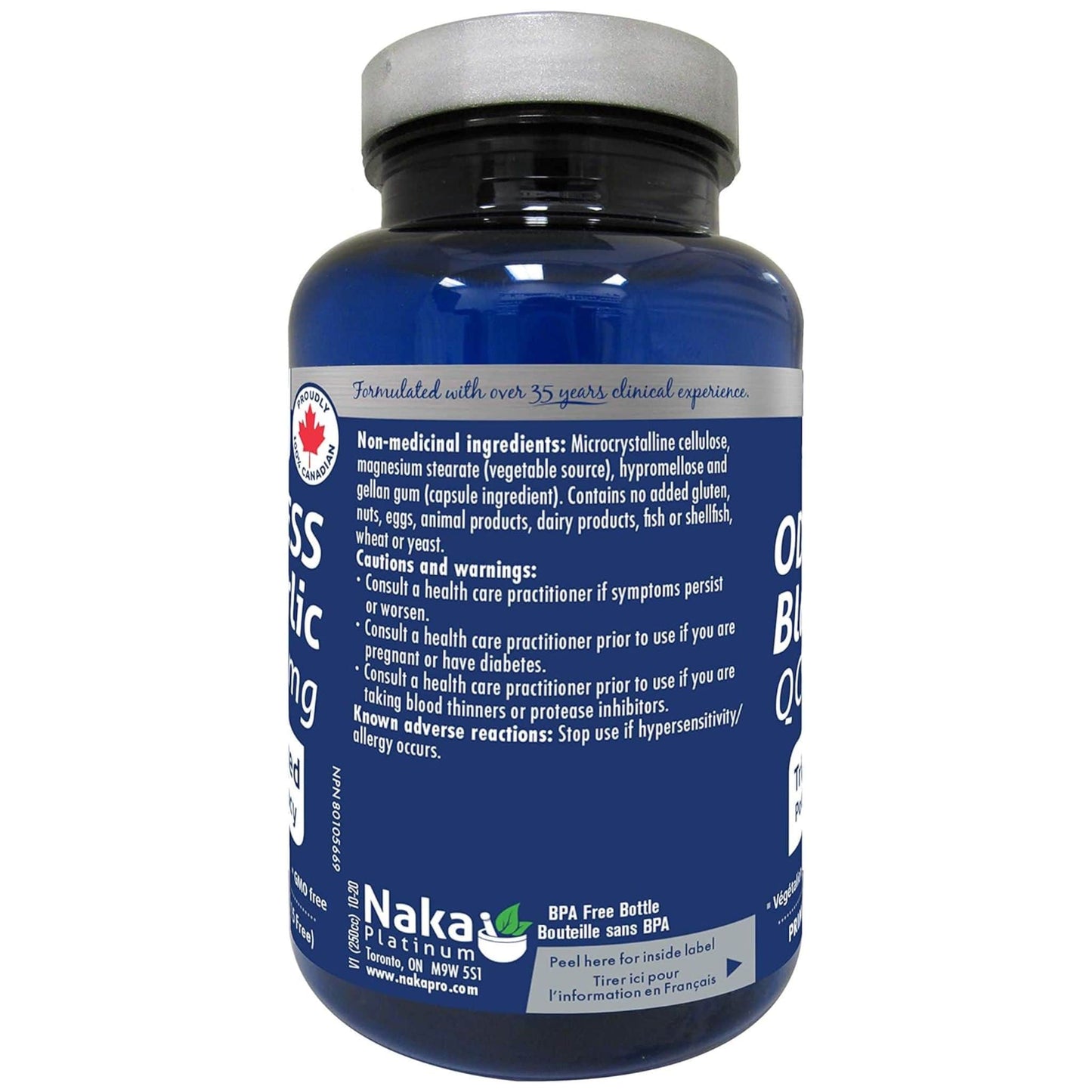 75 Delayed Release Vegetable Capsules | Naka Platinum Odourless Black Garlic 