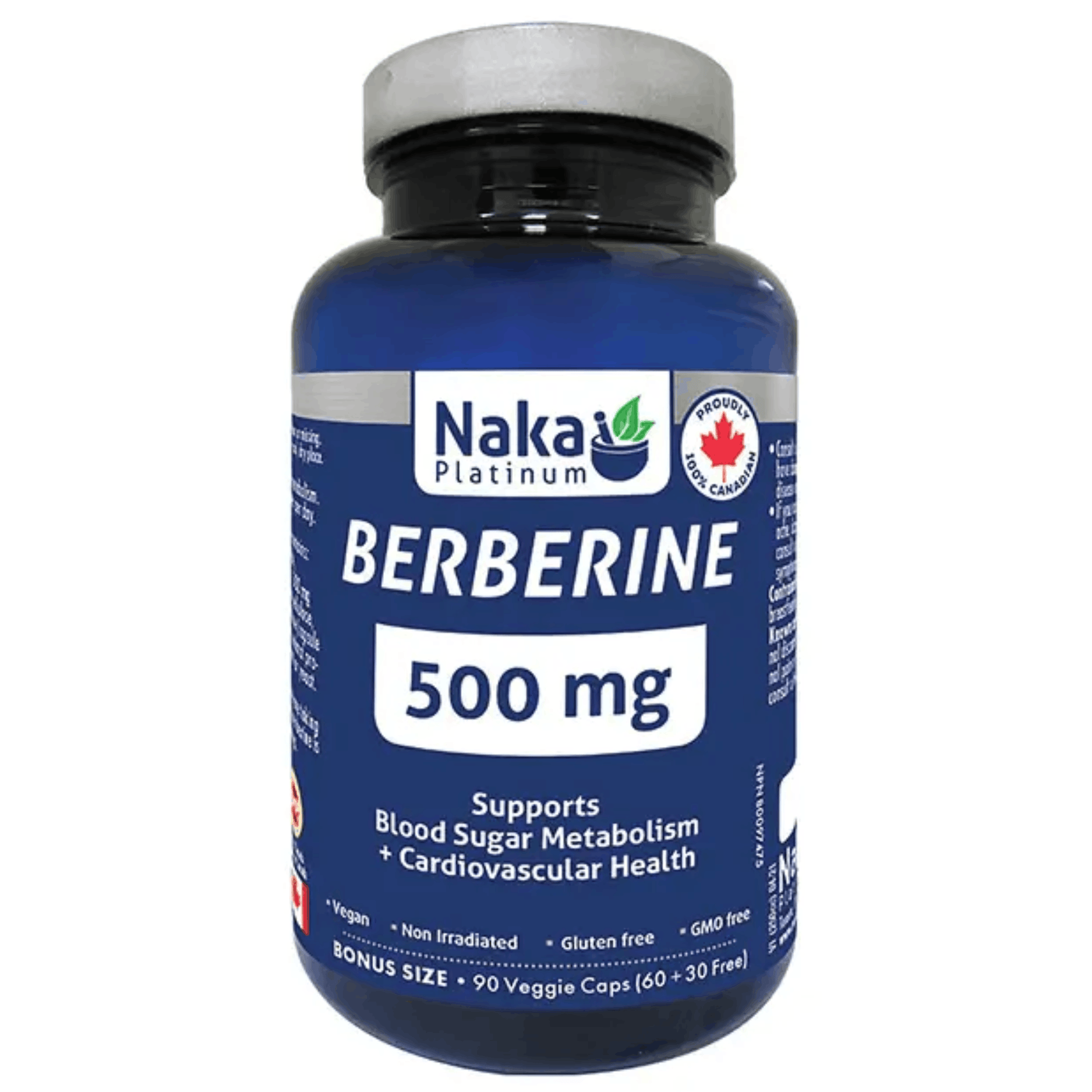 90 Vegetable Capsules | Naka Platinum Berberine