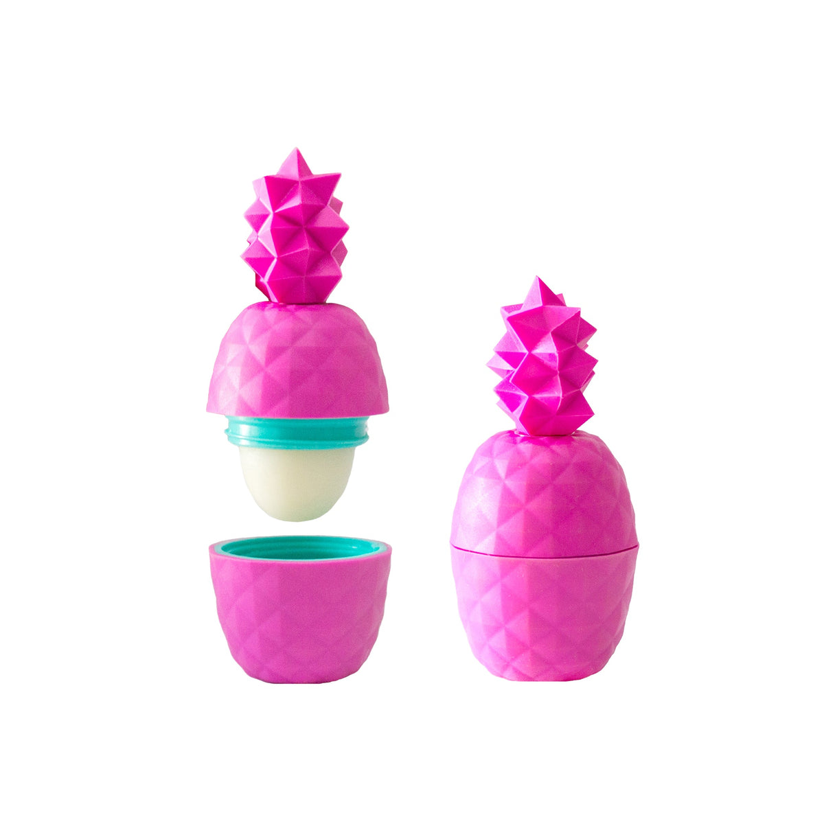 Rebels Refinery Pineapple Lip Balm 7g, Key Lime, Pineapple, Strawberry Mango or Marshmallow - Strawberry Mango (Pink)