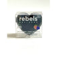 Rebels Refinery Heart Lip Balm 7g, Wildberry in Black or Pink, or Cinnamon in Red - Wildberry (Black)