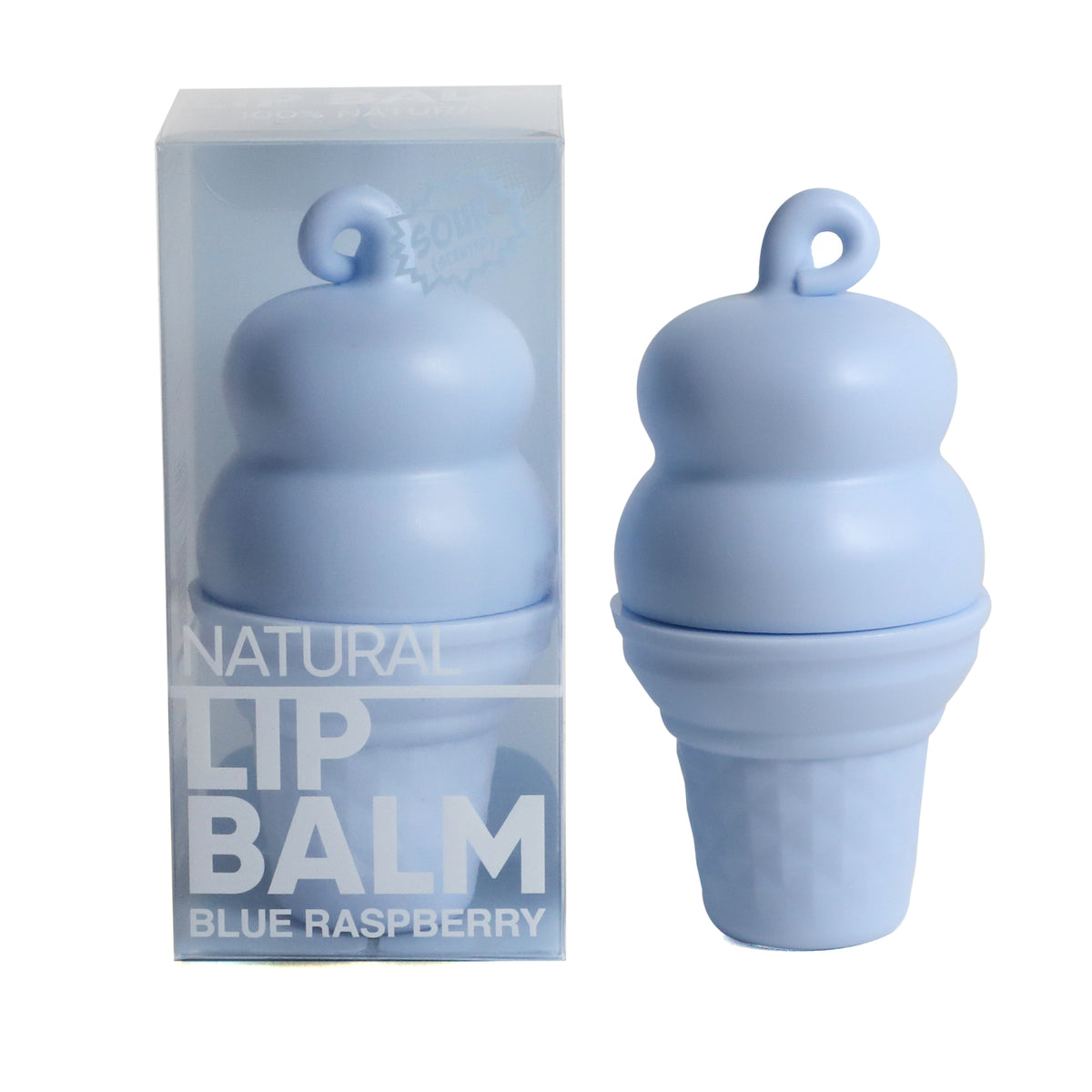 Rebels Refinery Ice Cream Lip Balm 7g, Lemon Meringue, Orange Dreamsicle or Blue Raspberry - Blue Raspberry