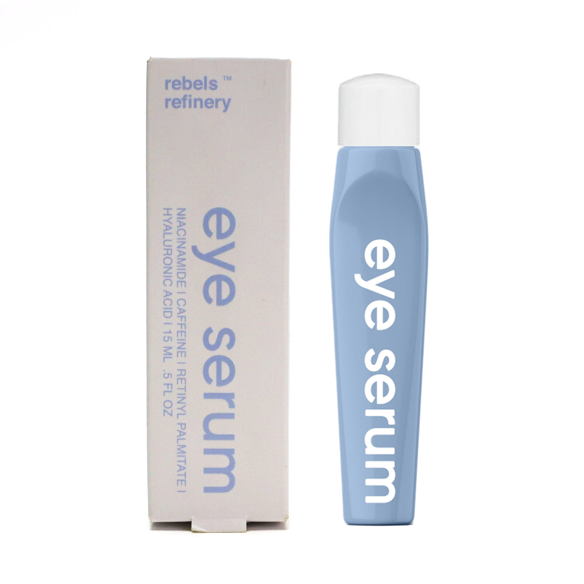 Rebels Refinery Rehab Roller Under-Eye Moisturizer with Caffeine, Niacinamide and Hyaluronic Acid, Cooling Roll-On, 15ml