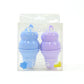 Rebels Refinery Lip Balm 2-Pack, Cactus, Heart, Pineapple, Ice Cream, Skull Duos and Balm plus Stick Sets - Ice Cream Duo Blue Raspberry and Lemon