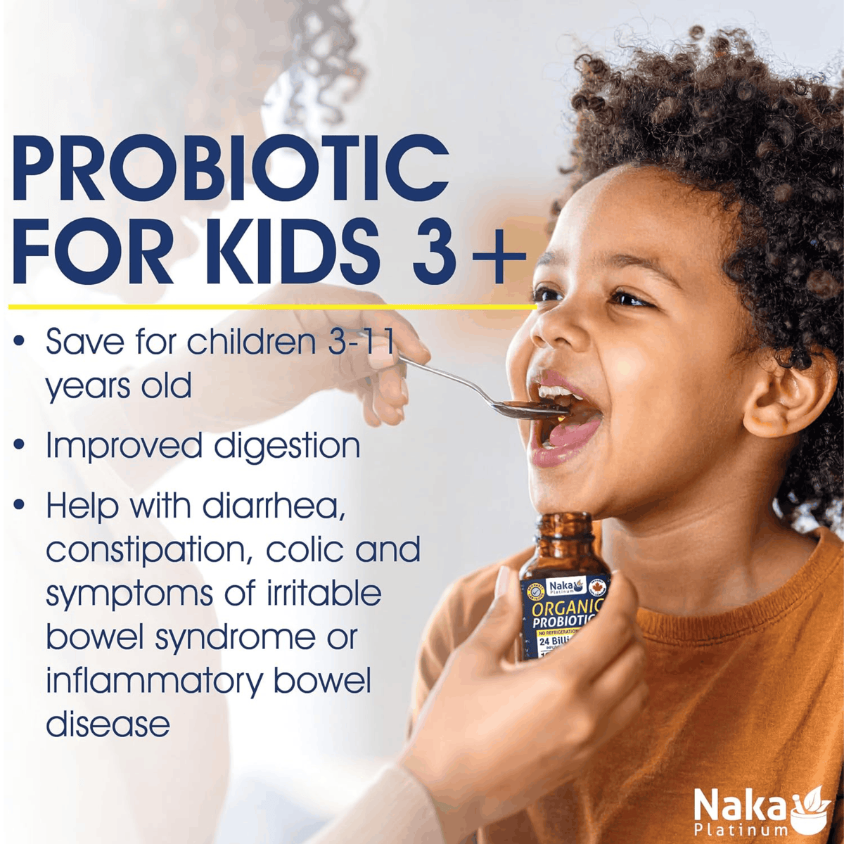 125ml Unflavoured | Naka Platinum Organic Probiotic 7 Liquid