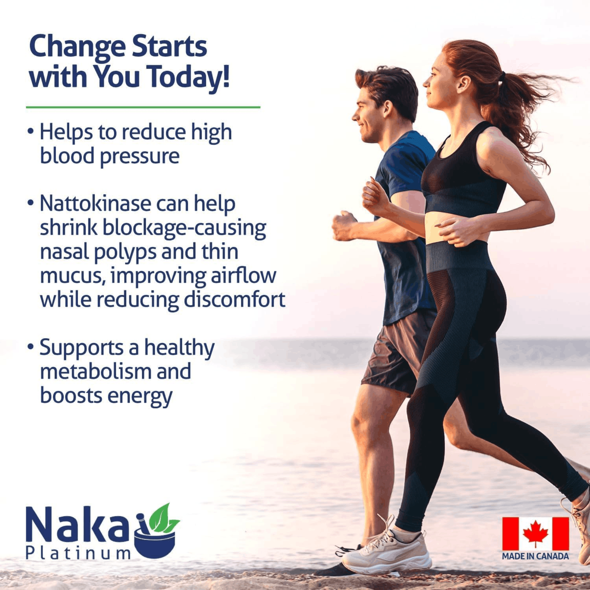 60 Delayed Release Vegetable Capsules | NAKA Platinum Natto4000 Nattokinase Lifestyle Benefits