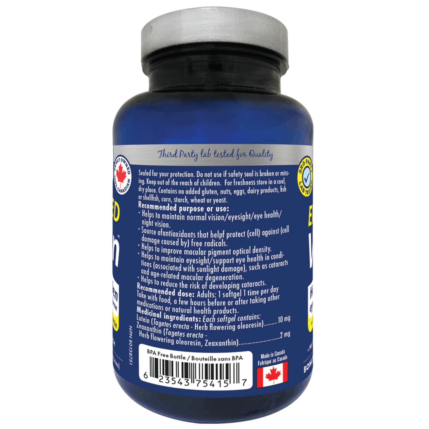 90 Softgels | Naka Platinum Enhanced Vision