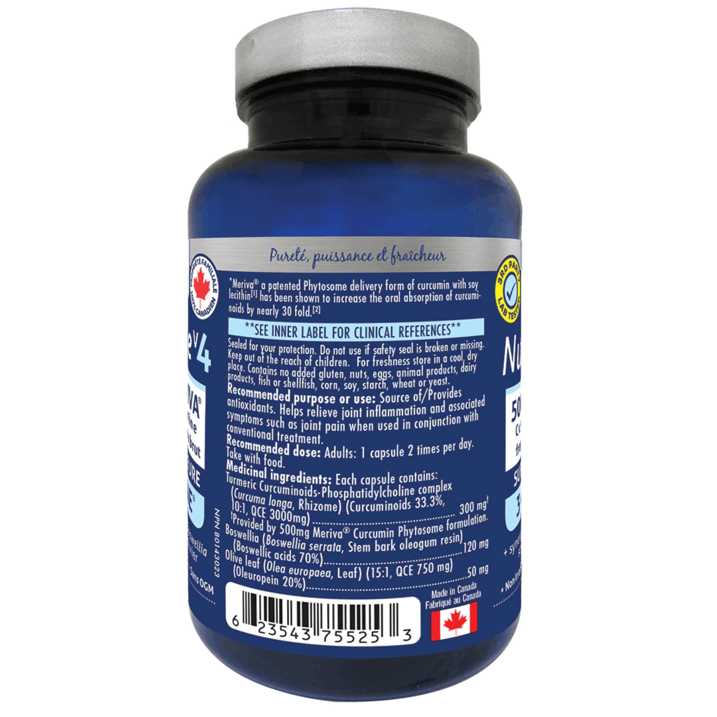 60 Vegetable Capsules | Naka Platinum NutriCure V4 Usage Instructions