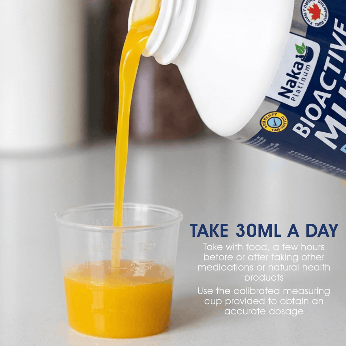 250ml Mango Peach| Naka Platinum Bioactive Multi Delicious Liquid Multivitamin