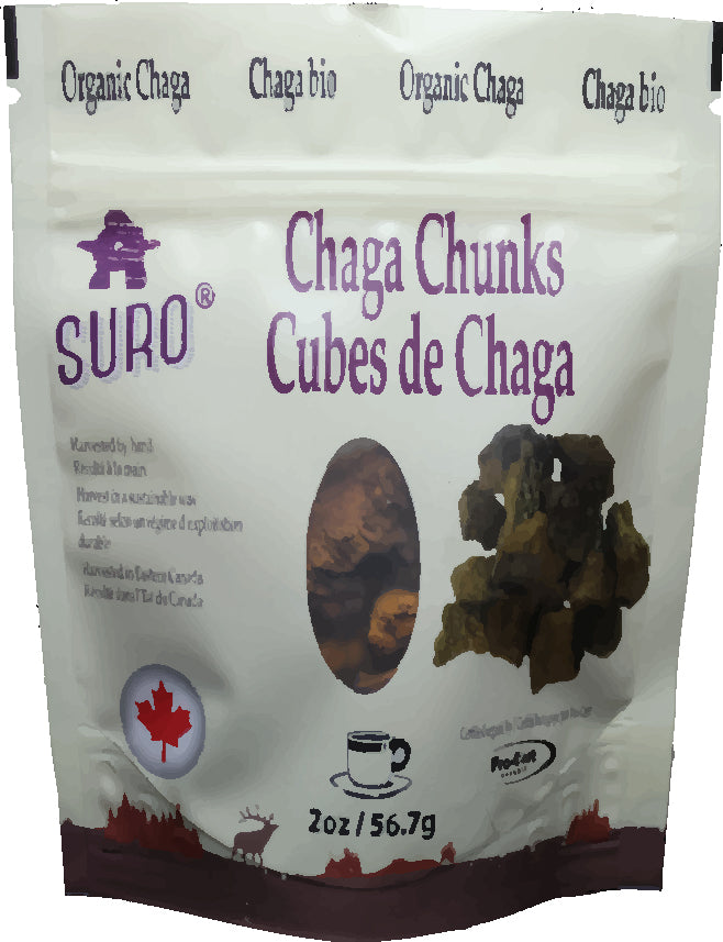 56.7g | SURO Organic Canadian Chaga Chunks 56.7g