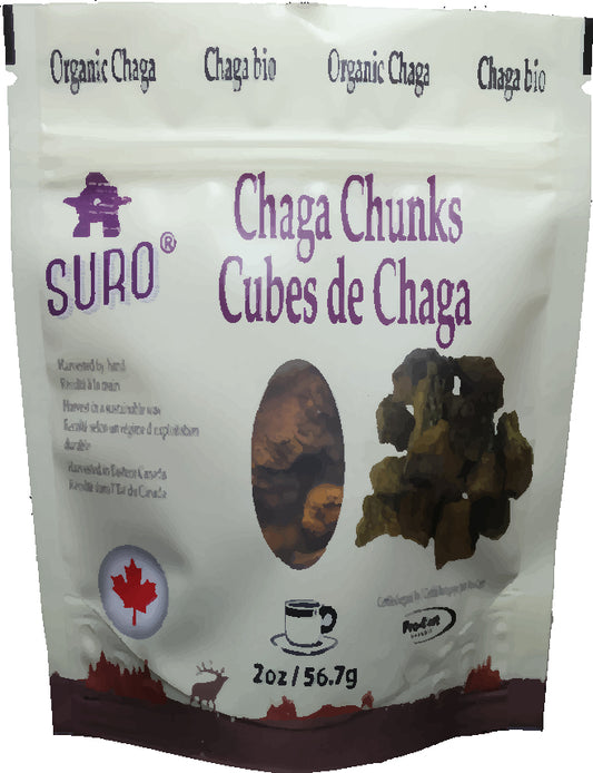 56.7g | SURO Organic Canadian Chaga Chunks 56.7g