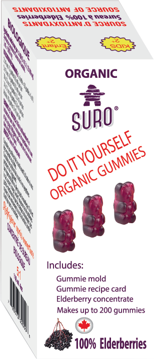 118ml | SURO DIY Organic Elderberry Gummies 118ml