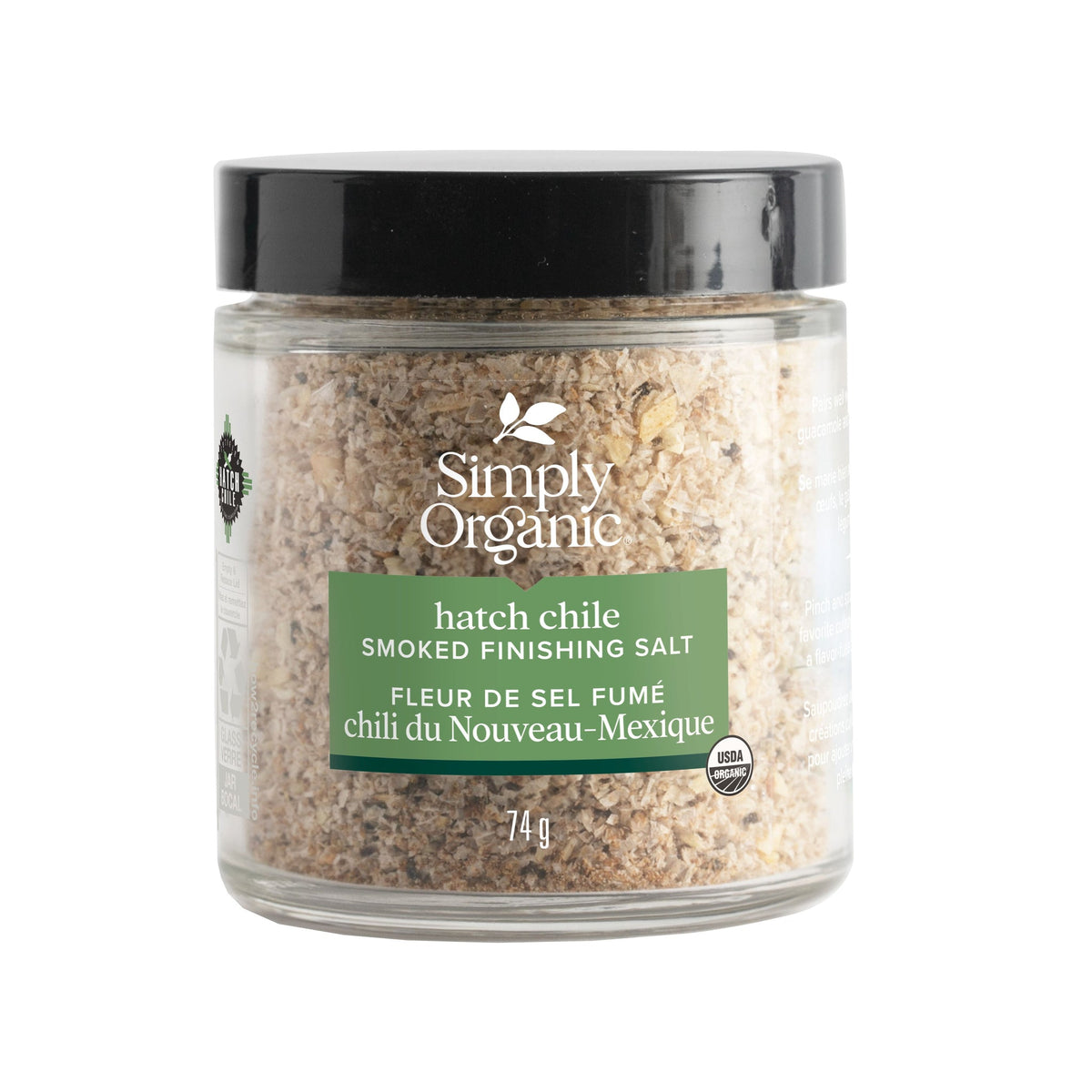 Simply Organic Finishing Salts, Case of 6 - Hatch Chile, 62g