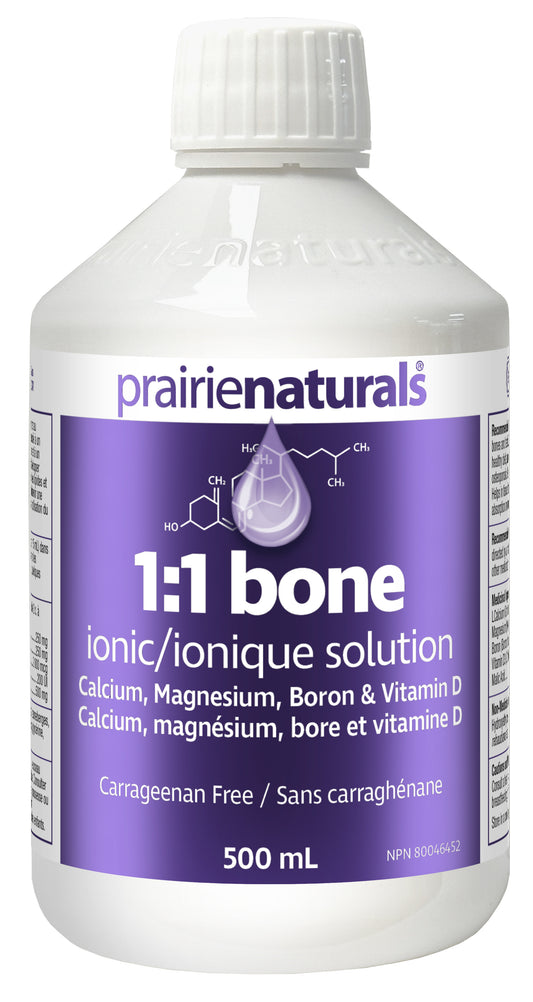 500ml | Prairie Naturals Liquid Ionic Bone Solution 1:1 500ml