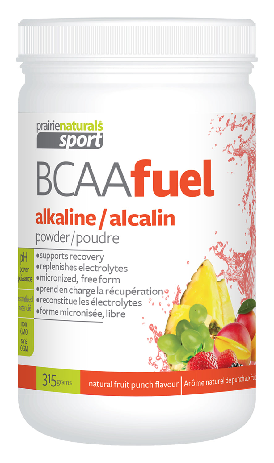 Fruit Punch | Prairie Naturals BCAA Fuel Fruit Punch