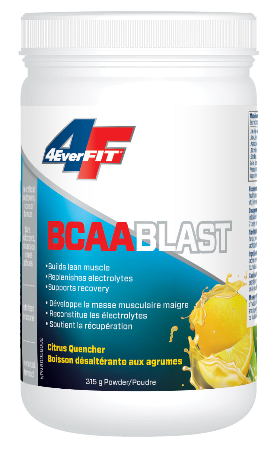 Citrus Quencher | Prairie Naturals BCAA Blast Citrus Quencher