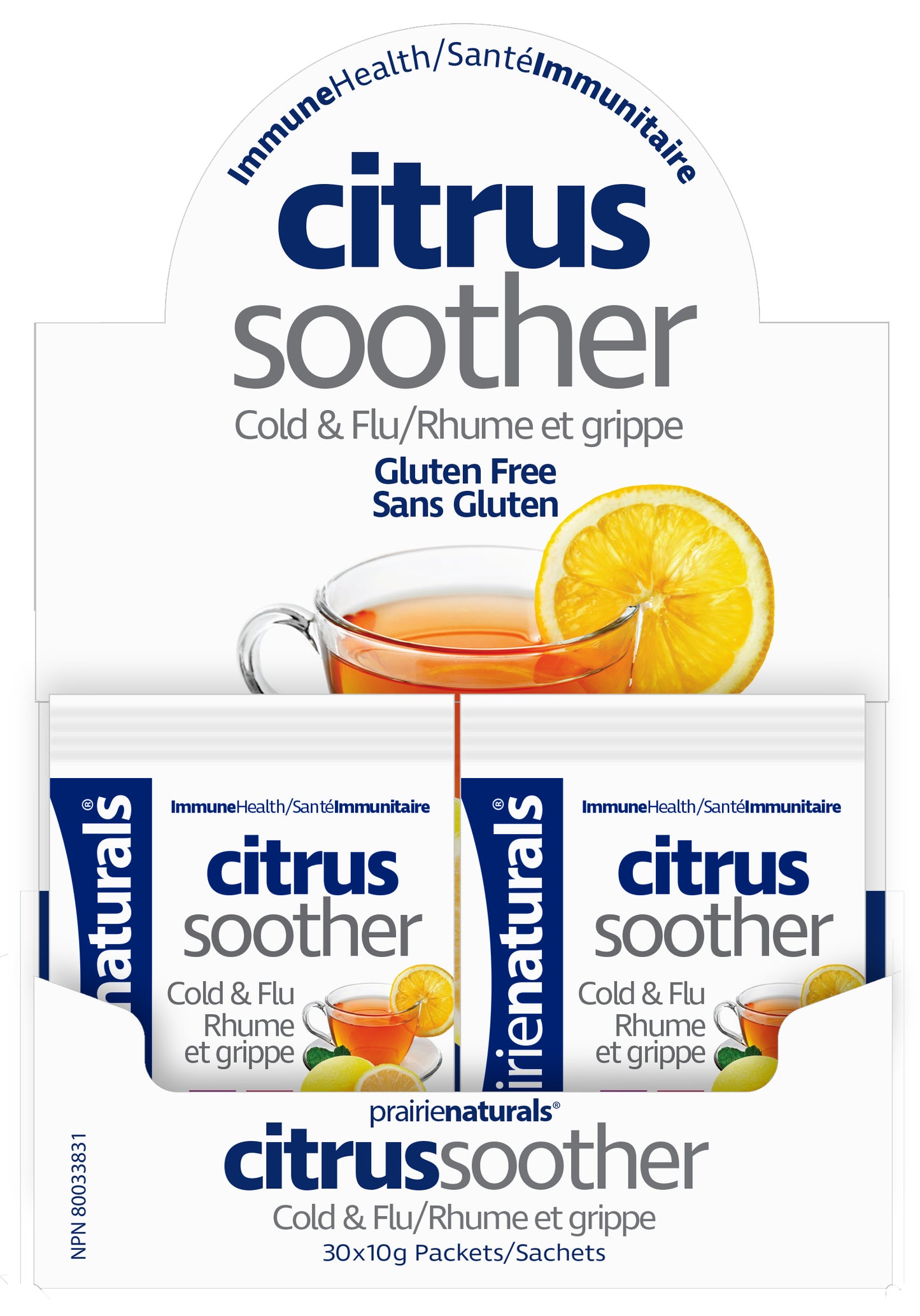 30 x 10g Sachets Lemon | Prairie Naturals Citrus Soother 30 Pack