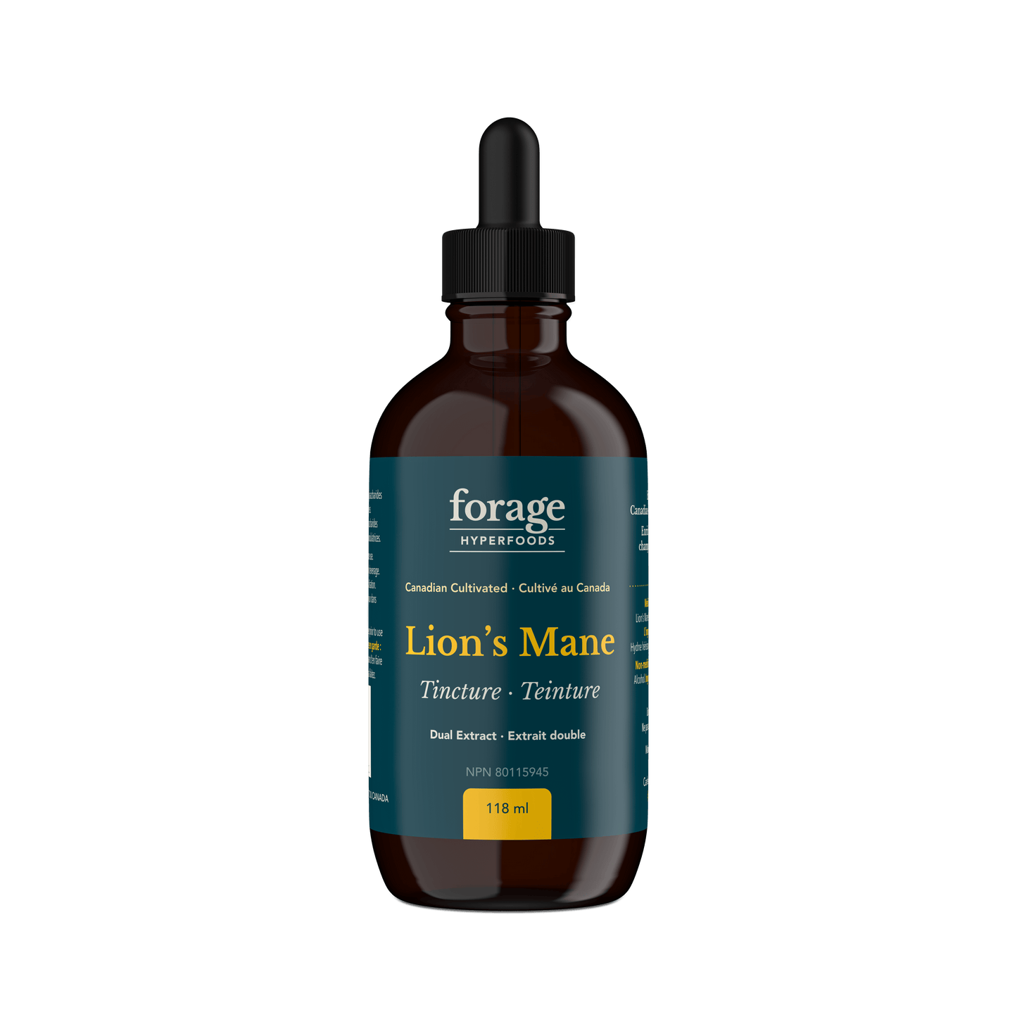 Forage Hyperfoods Lion's Mane tincture Original 118ml