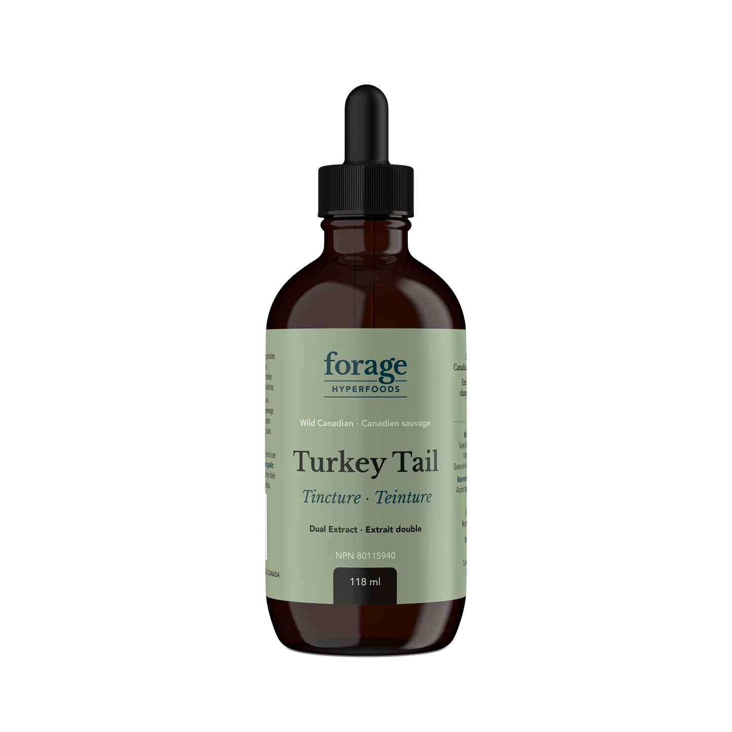 Forage Hyperfoods Turkey Tail tincture Original 118ml