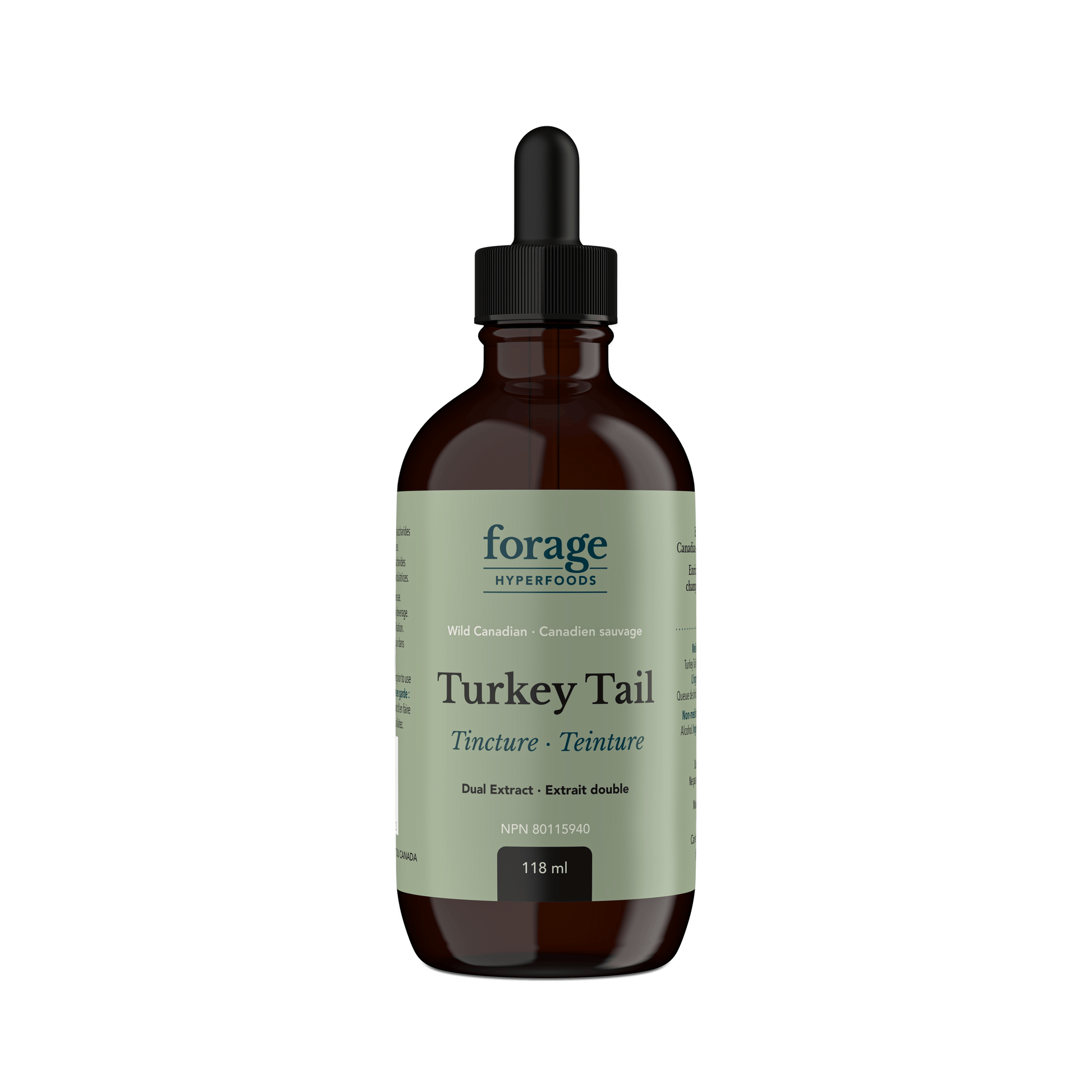 Forage Hyperfoods Turkey Tail tincture Original 118ml