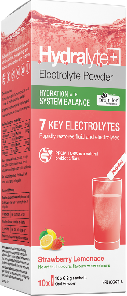 HydraLyte Hydration with System Balance Strawberry Lemonade