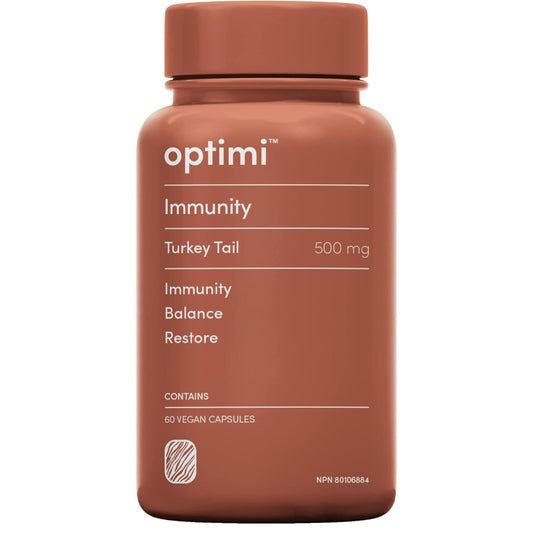 60 Vegetable Capsules | Optimi Immunity Turkey Tail 500mg