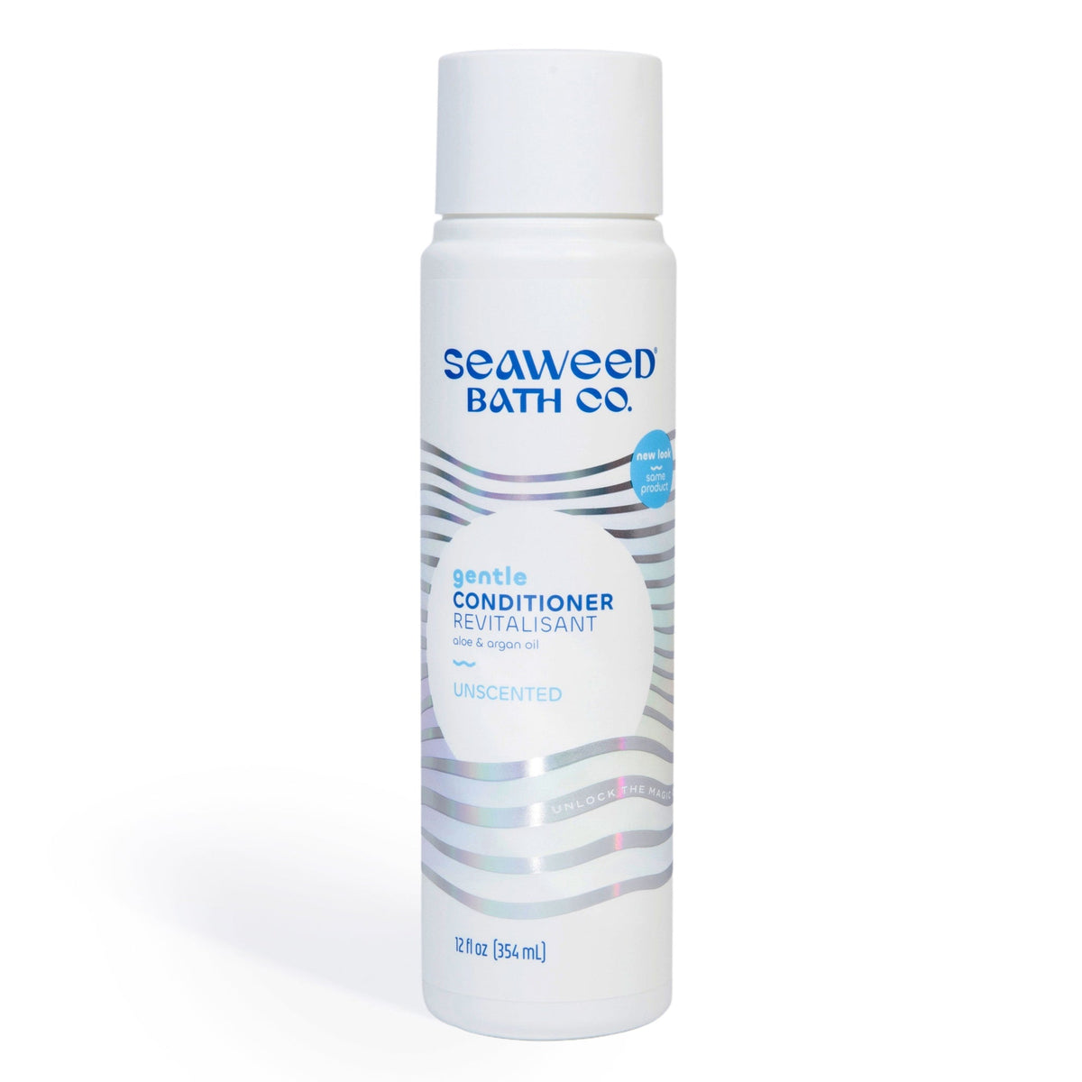 The Seaweed Bath Co. Conditioner with Bladderwrack Seaweed, Gentle, Balance, Smooth, Volumize, Heat Care or Gloss Formulas, 354ml - Gentle Unscented