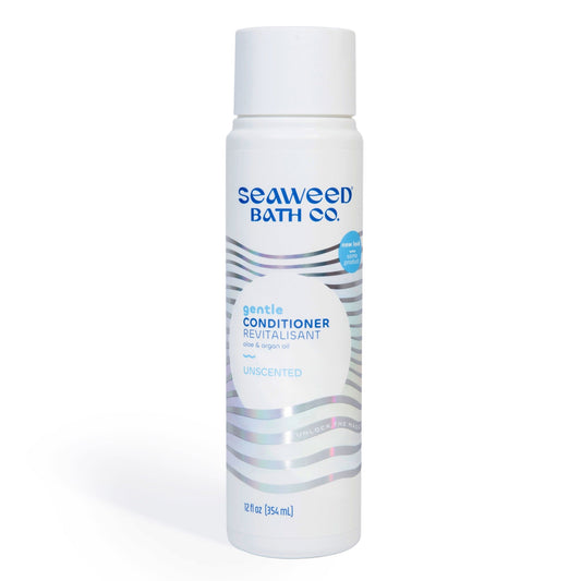 The Seaweed Bath Co. Conditioner with Bladderwrack Seaweed, Gentle, Balance, Smooth, Volumize, Heat Care or Gloss Formulas, 354ml - Gentle Unscented