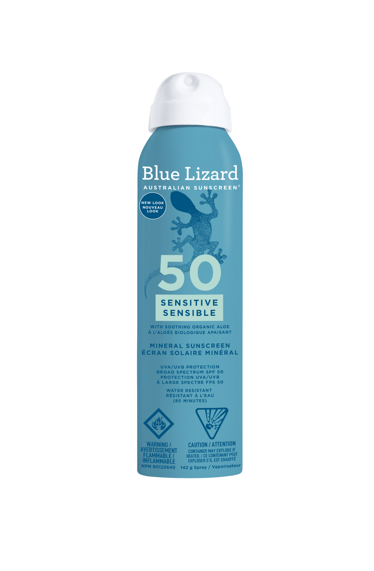 Blue Lizard Sensitive Mineral Sunscreen Spray SPF 50