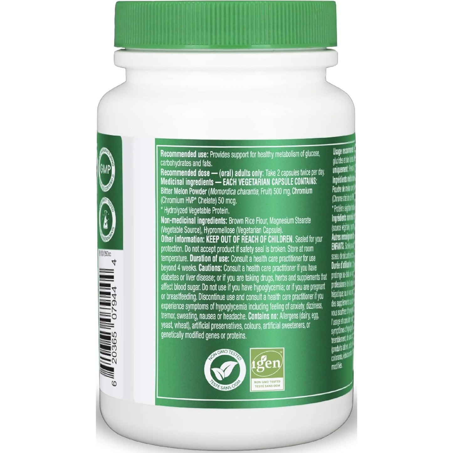 150 Vegetarian Capsules | Organika Blood Sugar Control