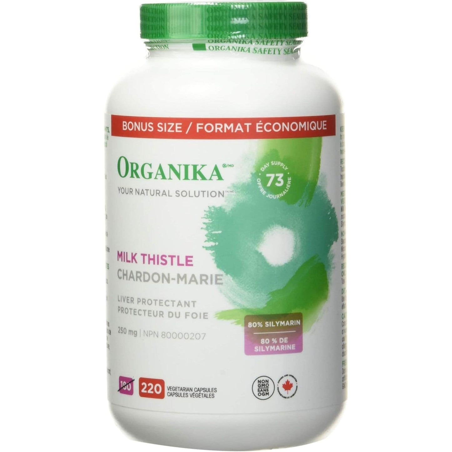 Organika Milk Thistle 250mg Capsules